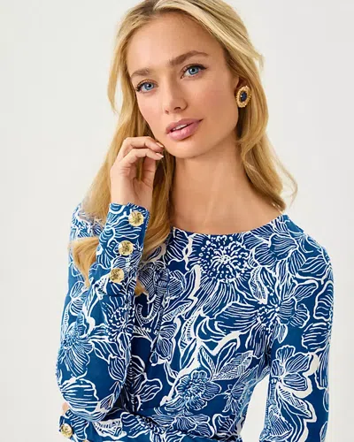 Lilly Pulitzer Alessani Maxi Dress In Blue