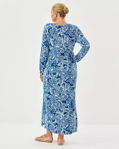 Lilly Pulitzer Alessani Maxi Dress In Blue