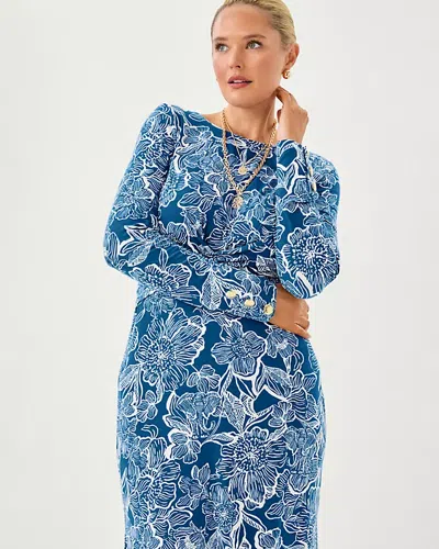 Lilly Pulitzer Alessani Maxi Dress In Blue