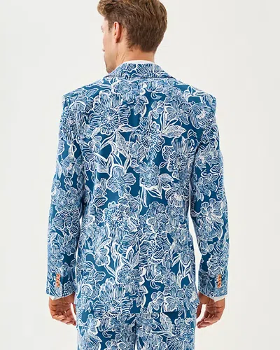 Lilly Pulitzer Men's Stuff Flagler Blazer In Blue