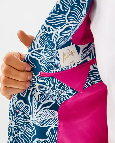 Lilly Pulitzer Men's Stuff Flagler Blazer In Blue