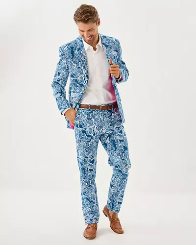 Lilly Pulitzer Men's Stuff Flagler Blazer In Blue