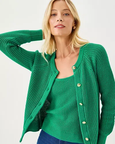Lilly Pulitzer Bristow Cardigan In Green