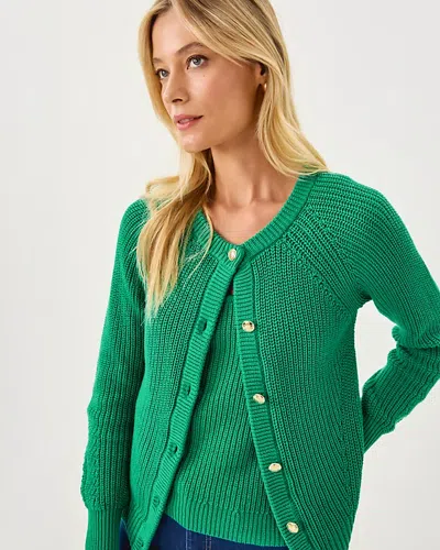 Lilly Pulitzer Bristow Cardigan In Green
