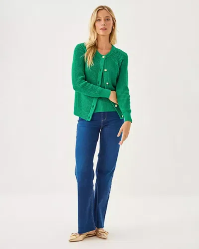 Lilly Pulitzer Bristow Cardigan In Green