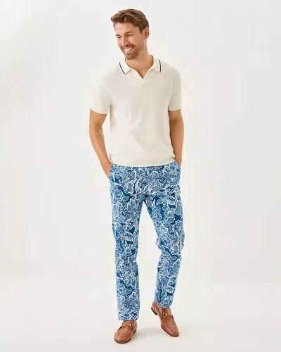 Lilly Pulitzer Men's Stuff Devonn Polo Sweater In Neutral