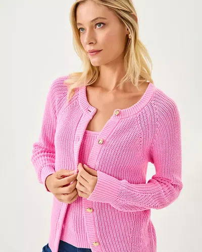 Lilly Pulitzer Bristow Cardigan In Pink