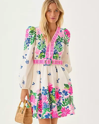 Lilly Pulitzer Chyanna V-neck Dress In Neutral