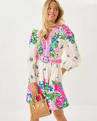 Lilly Pulitzer Chyanna V-neck Dress In Neutral