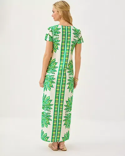 Lilly Pulitzer Upf 50+ Chillylilly Kaden Maxi Dress In Green