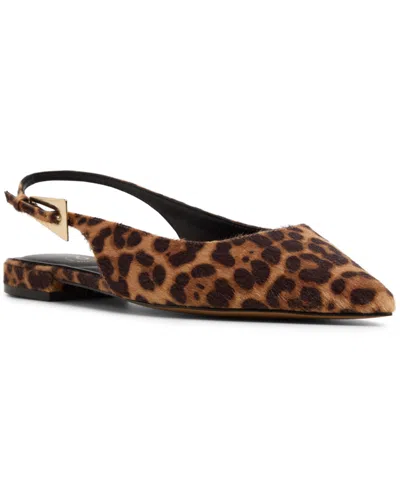 Aldo Women's Kristell Slingback Flats In Animal Print