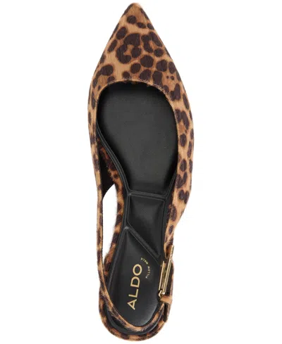 Aldo Women's Kristell Slingback Flats In Animal Print