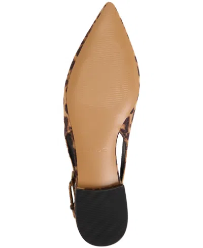 Aldo Women's Kristell Slingback Flats In Animal Print