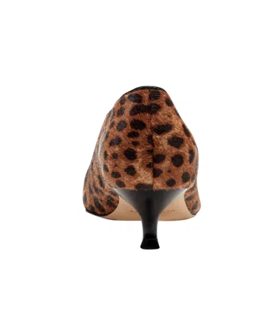 Marc Fisher Ltd Women's Cecile Kitten Heel Pumps In Animal Print