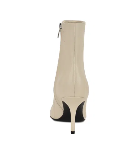 Nine West Women's Ohmy Pointy Snip Toe Stiletto Booties In Neutral
