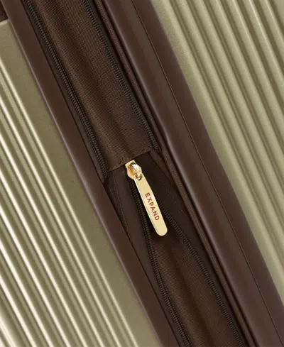 London Fog Brentwood Iv 25" Expandable Spinner Hardside In Brown