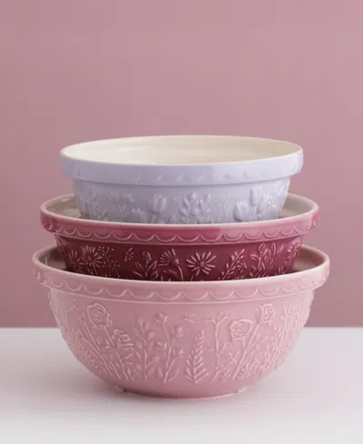 Mason Cash In The Meadow Mixing Bowls, Set Of 3 In Multi