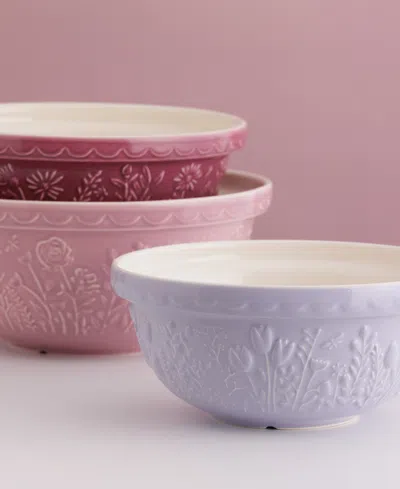 Mason Cash In The Meadow Mixing Bowls, Set Of 3 In Multi