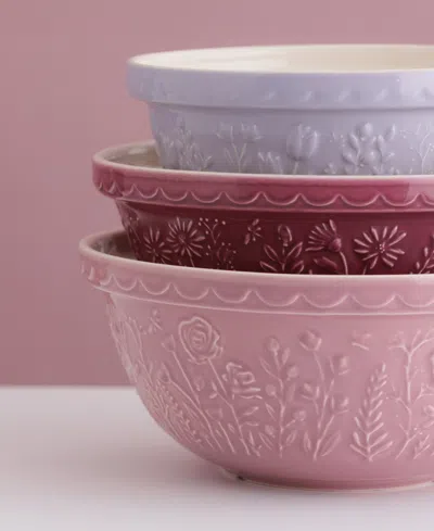 Mason Cash In The Meadow Mixing Bowls, Set Of 3 In Multi