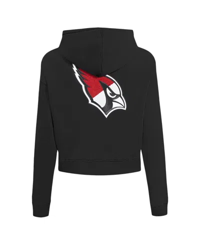 Pro Standard Women's Black Arizona Cardinals Split Logo Full-zip Hoodie In Black