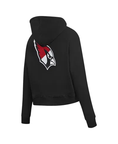 Pro Standard Women's Black Arizona Cardinals Split Logo Full-zip Hoodie In Black