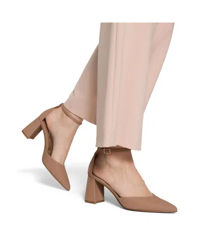 Aldo Women's Jan Two-piece Block-heel Pumps In Brown