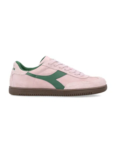 Diadora Men Pink Lace Up Sneakers, 6 Luxury Sneakers For Men Darveys In Pink