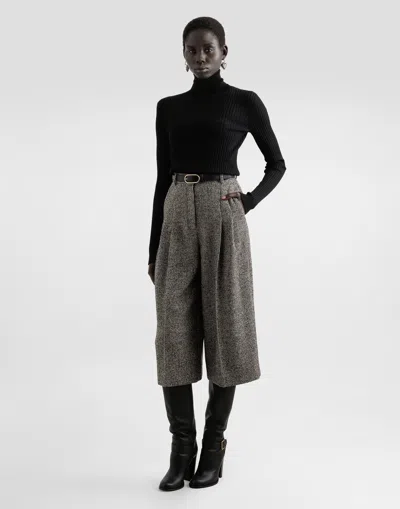 Dolce & Gabbana Wool Turtleneck Pullover In Black