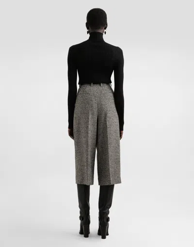 Dolce & Gabbana Wool Turtleneck Pullover In Black