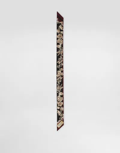 Dolce & Gabbana Silk Twill Bandeau Dolce E Gabbana In Black