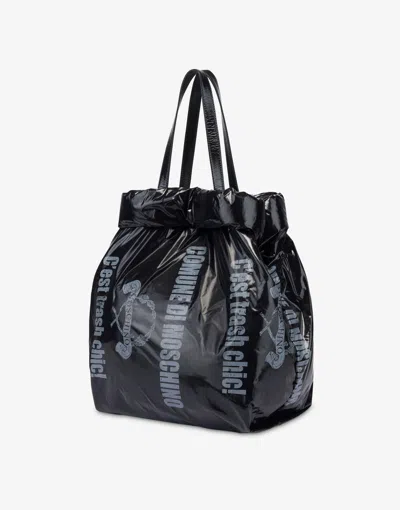 Moschino Trash Bag In Black
