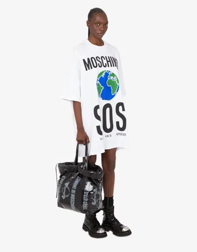 Moschino Trash Bag In Black