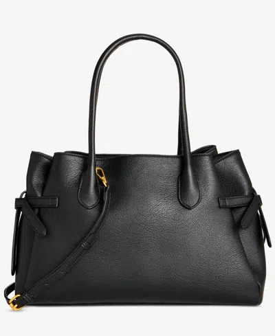 Style & Co Large Soft Satchel Bag, Macy's Exclusive In Black