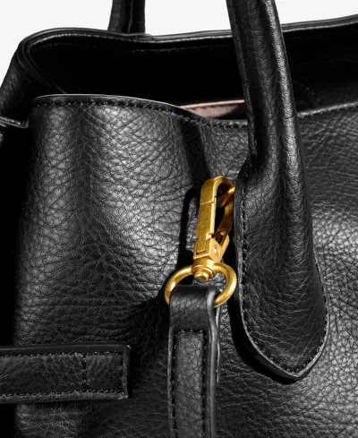 Style & Co Large Soft Satchel Bag, Macy's Exclusive In Black