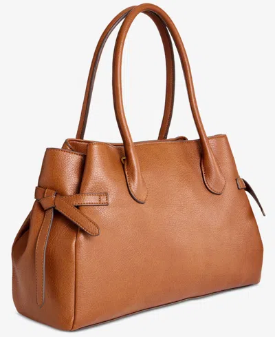 Style & Co Large Soft Satchel Bag, Macy's Exclusive In Brown