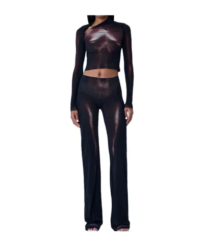 Jean Paul Gaultier Logo T-shirt In Brown