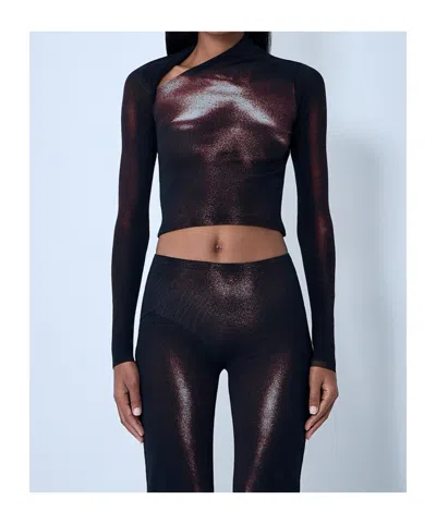 Jean Paul Gaultier Logo T-shirt In Brown