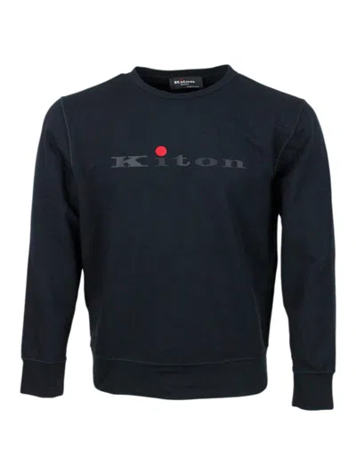 Kiton Sweaters In Blue