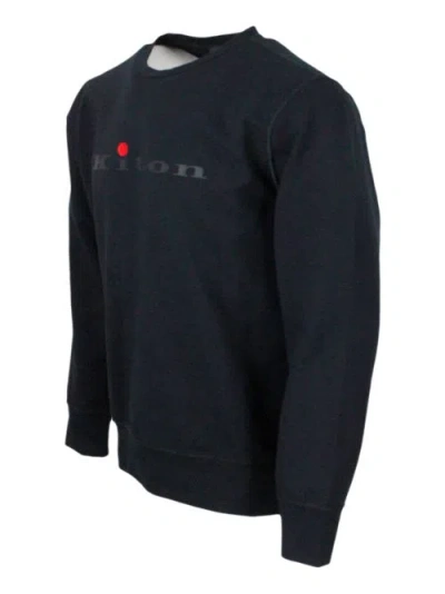 Kiton Sweaters In Blue