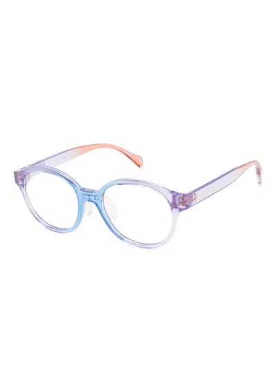 Versace Round-frame Glasses In Multi