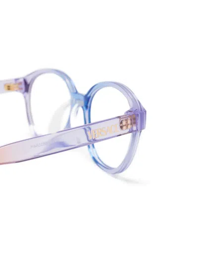 Versace Round-frame Glasses In Multi