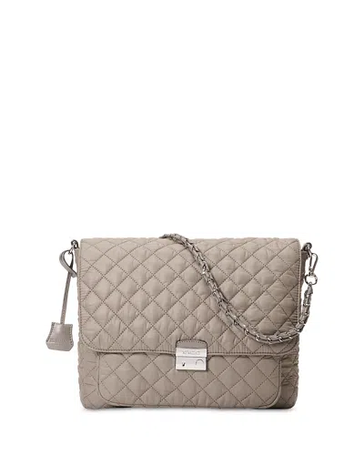 Mz Wallace Large Crosby Lock Quilted Nylon Crossbody Bag