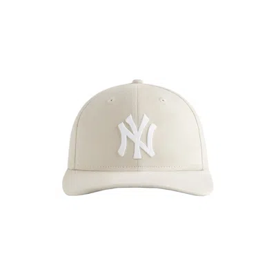 Pre-owned Kith X New Era For The New York Yankees Microsuede 59fifty Low Profile Fitted 'sandrift' | Tan | Men In Brown