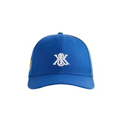 Pre-owned Kith Greenwich Two-button Twill Classic Cap 'cyclone' | Blue | Men's Size Onesize