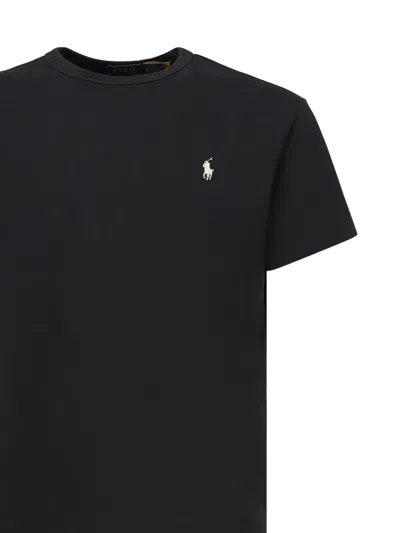 Polo Ralph Lauren Ralph Lauren Crew Neck T Shirt Black In Black