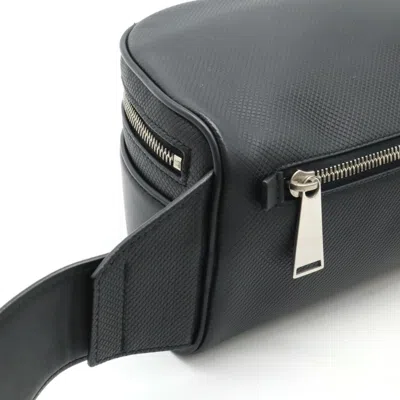 Pre-owned Bottega Veneta Black Leather Pouch Sling Bag ()