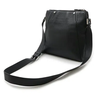 Pre-owned Bvlgari Black Leather Shoulder Bag ()