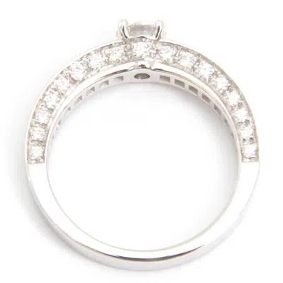 Pre-owned Bvlgari Silver Platinum 950 Band Ring ()