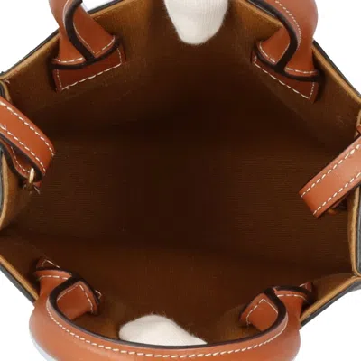 Pre-owned Celine Brown Coated Canvas Shoulder Bag ()