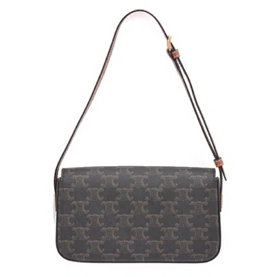 Pre-owned Celine Brown Pvc Leather Shoulder Bag ()